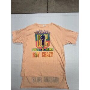 Niagara Falls Maniac Vintage Blame It On My Youth Boy Crazy Shirt One Size Gown